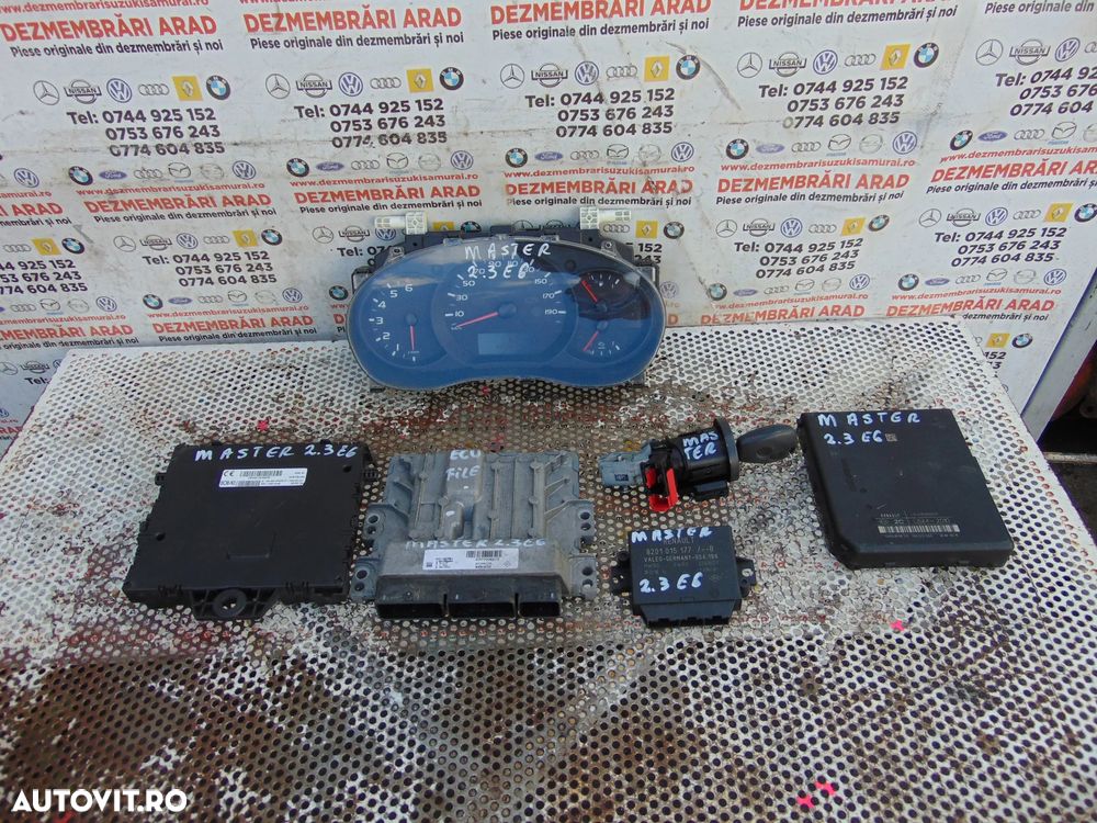 Kit Pornire Renault Master 2.3 euro 6 biturbo Opel Movano Nissan Nv400 ecu - 1