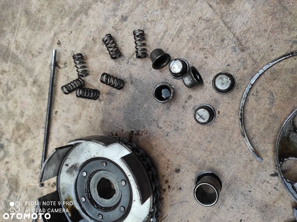 Oryginał kompletne sprzęgło WSK 125 kosz łańcuszek zębatka 15.153 - 4