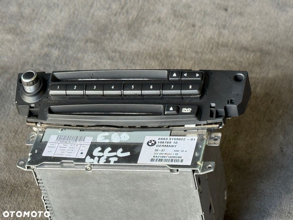 Radio CCC e60 e61 duża navi czytnik DVD 9159022 - 1