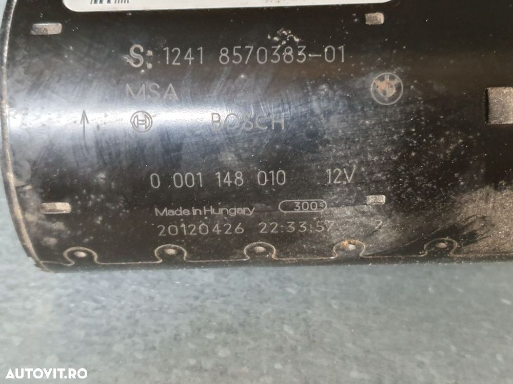 Electromotor BMW F25 X3 2.0d N47D20C cod: 8570383 - 2