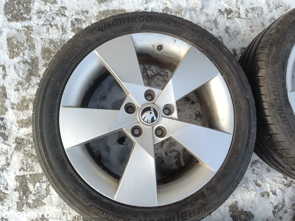 Felgi Aluminiowe 16 Skoda Octavia 3 5x112 ET49 5E0601025D Koła VW Seat Audi 7Jx17H2 - 3