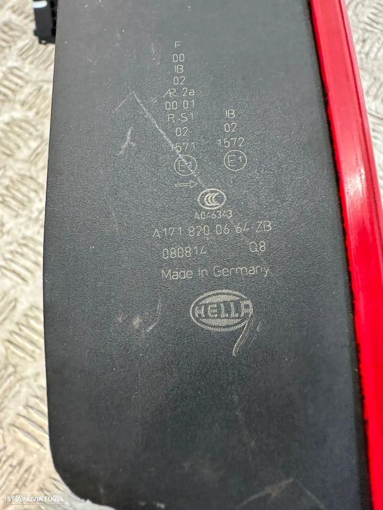 .Farolins Led Tras Traseiros Esquerdo Direito Originais Mercedes Benz SLK R171 2003 - 2011 - 15