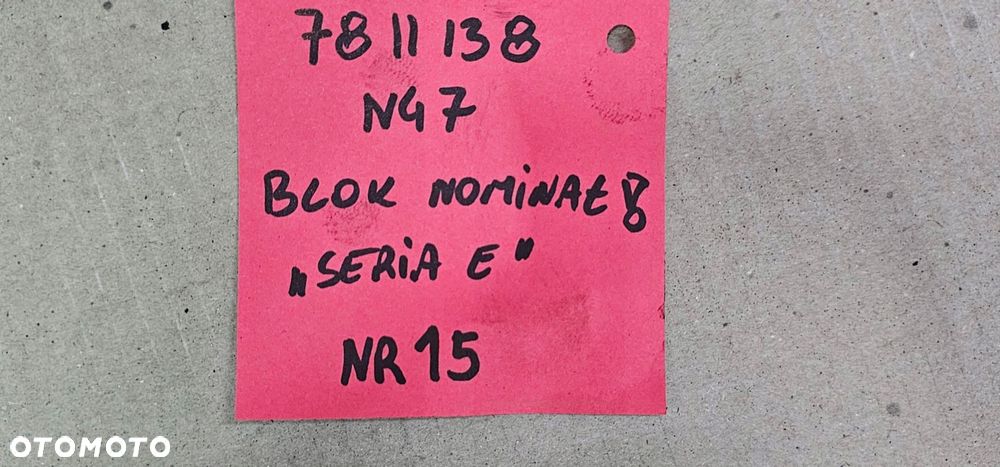 Bmw E90 E60 E87 E83 Blok Silnika N47 N47D20A N47D20C 7811138 Nominał - 11