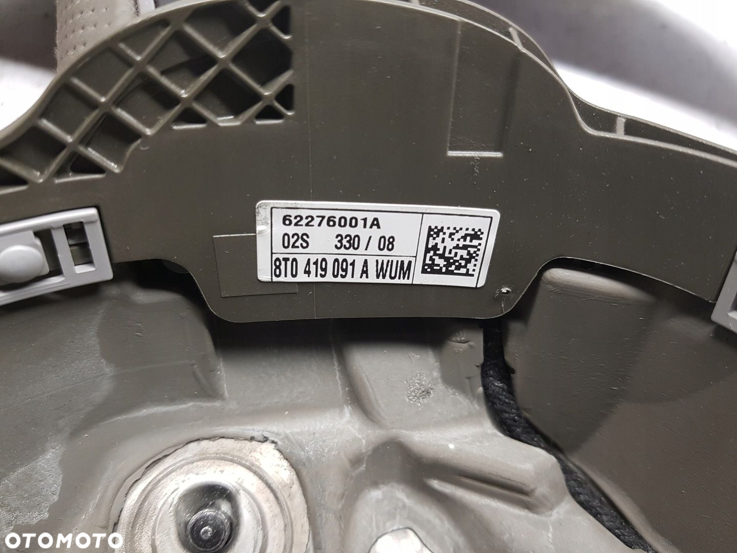AUDI A5 8T 07-11r A4 B8 KIEROWNICA SKÓRZANA JASNA - 9