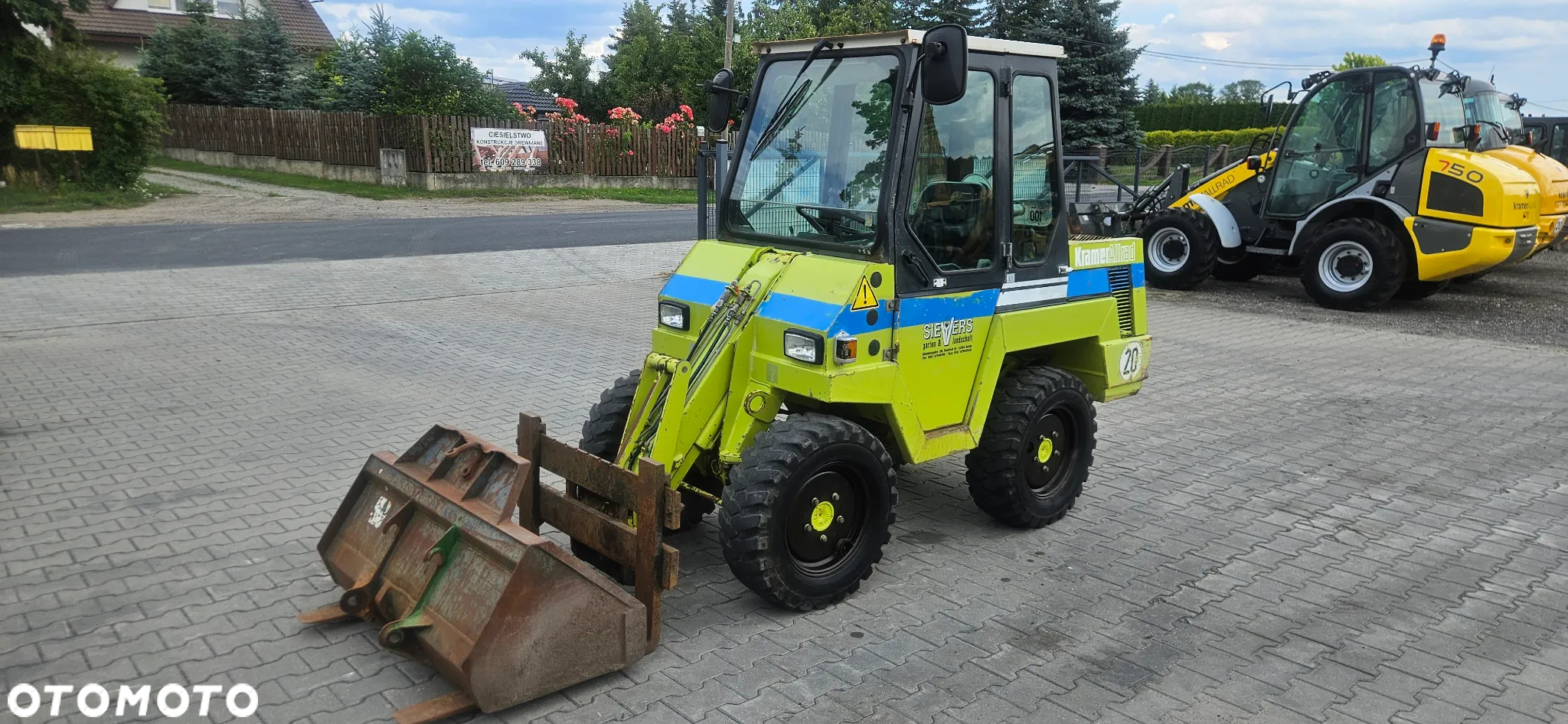 Kramer 112, 1998 rok łyżka+widły z Niemiec! 1 właściciel! - 2