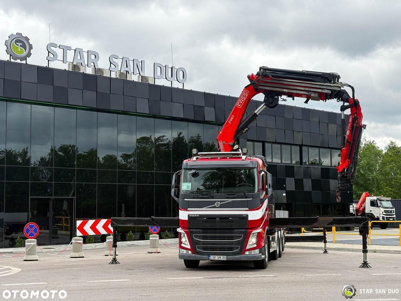 Volvo FH 540 8x4 FASSI F660  Żuraw Fly JIB Wciągarka - 5