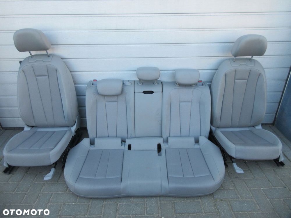 audi a4 b9 8w fotele fotel kanapa kompletne materiałowe kombi - 2