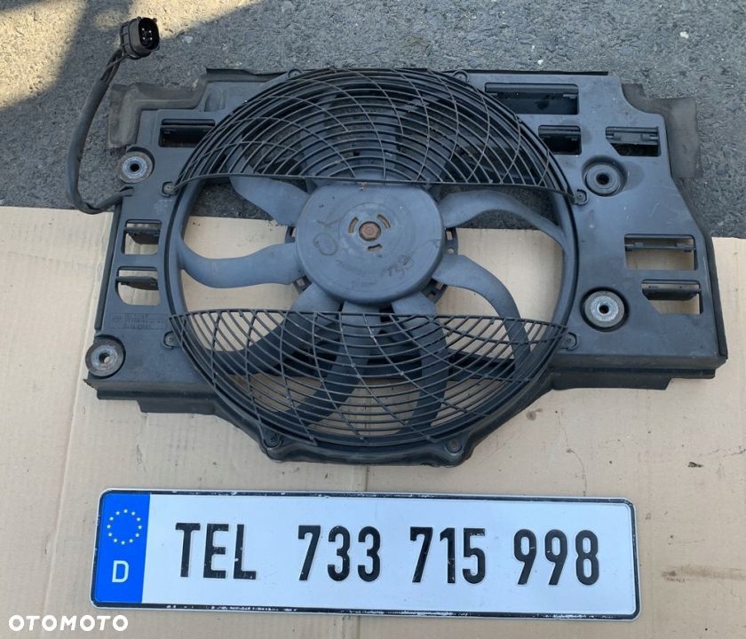 WENTYLATOR CHŁODNICY 4 PINY BMW E38 E39 DIESEL - 1