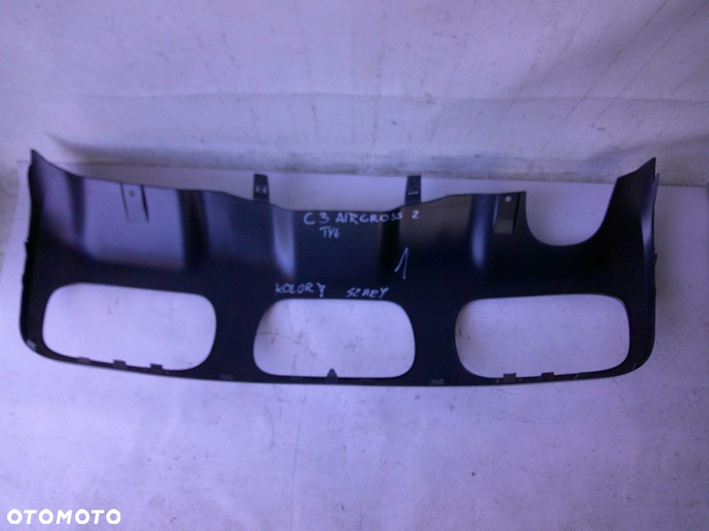 citroen c3 aircross spoiler dokładka listwa na zderzak tył tylny - 4