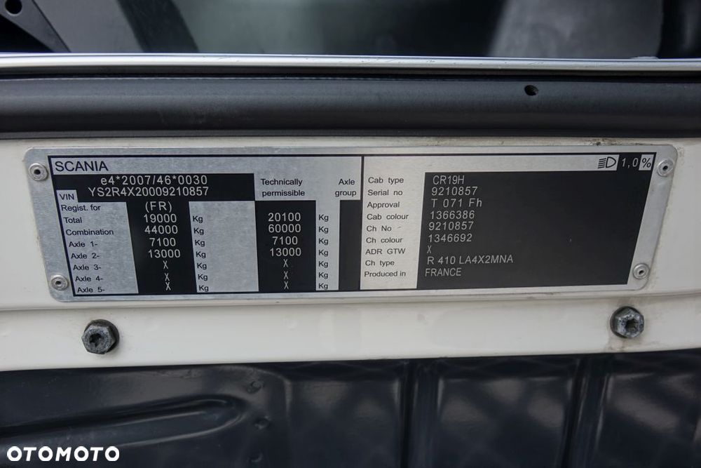 Scania R410 / EURO 6 / STANDARD / AUTOMAT / RETARDER / KLIMATYZACJA POSTOJOWA / 2 ZBIORNIKI - 32