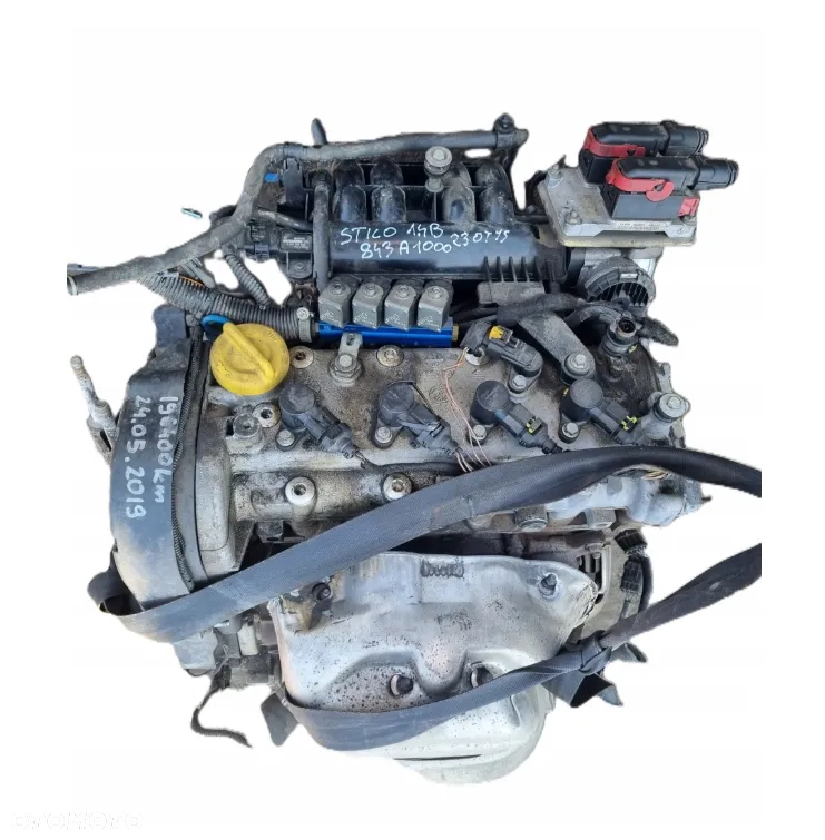 LANCIA YPSILON II 03-11 r. LIFT SILNIK 1,4 B 95 KM 843A1000 + - 3