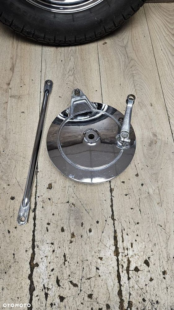 YAMAHA XV 535 VIRAGO FELGA TYŁ TYLNA HAMULEC BĘBNOWY BĘBEN - 4