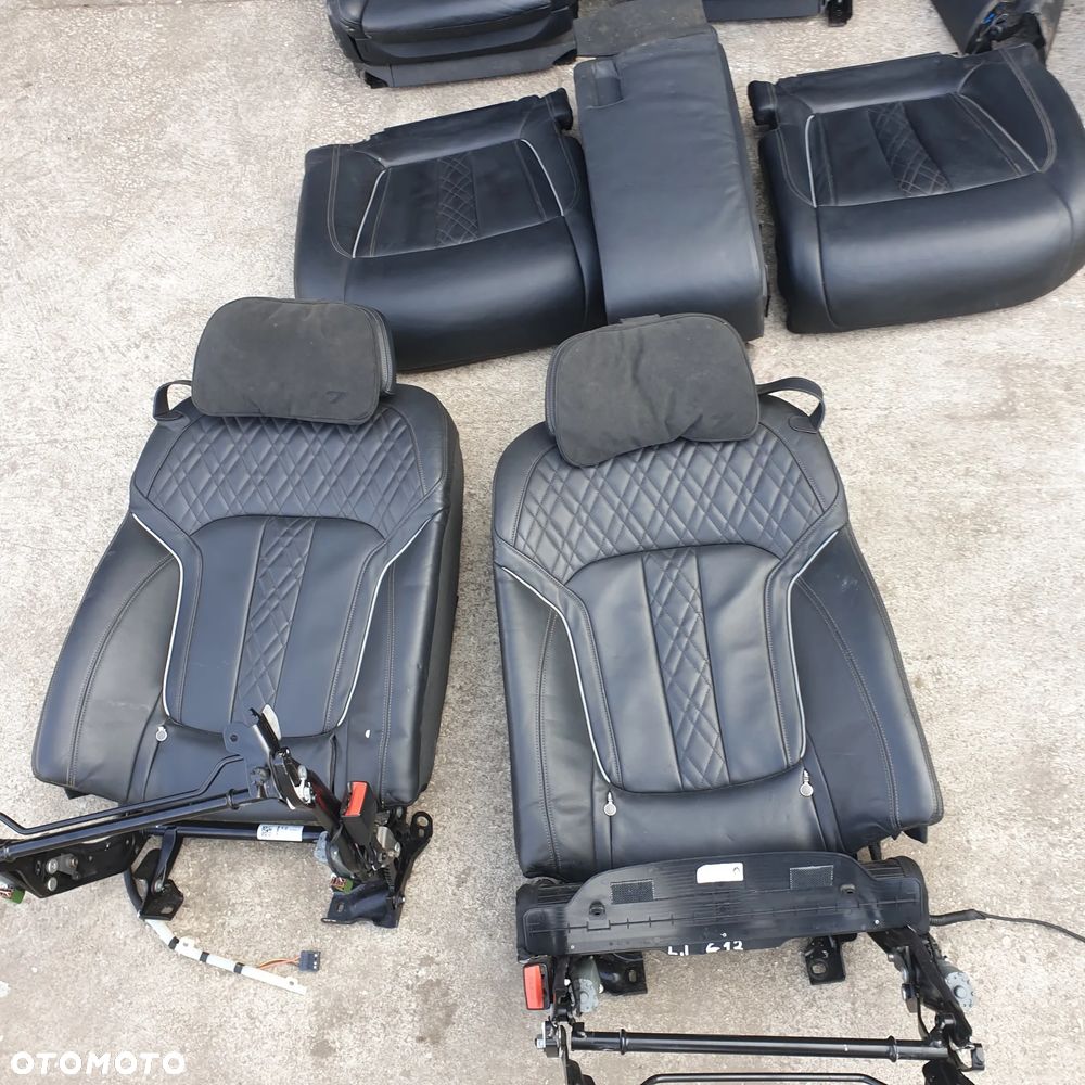 BMW 730LD G12 G11 KANAPA SKORA 16R - 3