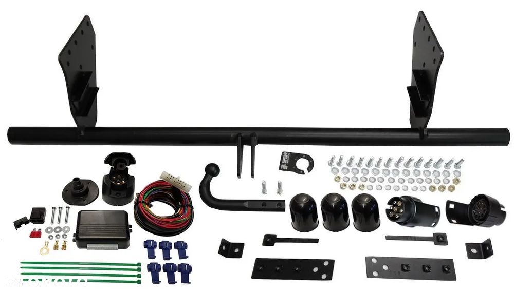 HAK HOLOWNICZY Z KULĄ ODKRĘCANĄ NA DWIE ŚRUBY MOD7PIN/13P MITSUBISHI L200 L-200 V 5 4WD 2015-2019 - 2