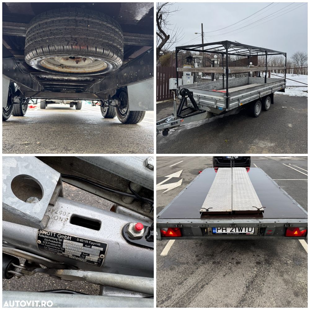 Stema Prelata Platforma Axa dubla 3500 Kg - 8