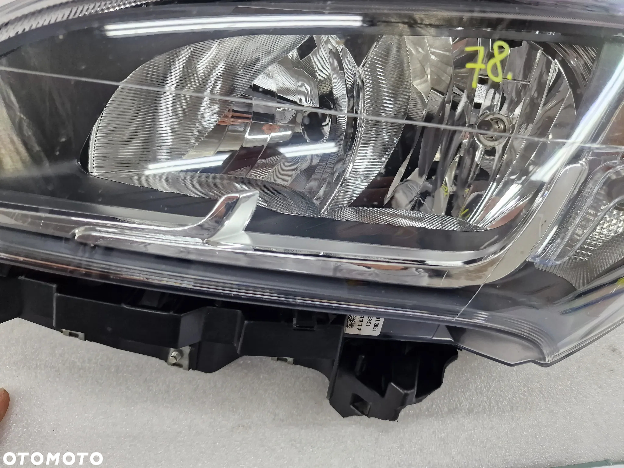 FIAT DOBLO 2 II LIFT 15- LEWA LAMPA PRZEDNIA PRZÓD , NR 521094580 , NR AUKCJI LA78 - 3