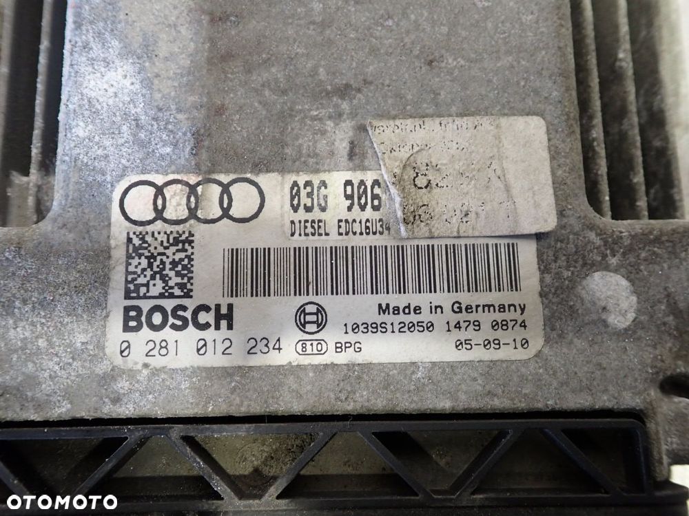 KOMPUTER SILNIKA AUDI A3 8P 0281012234  03G906.... - 3