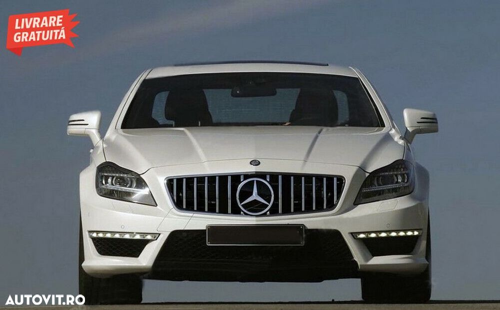 Grila Centrala Mercedes CLS W218 C118 (2011-2014) X218 Shooting Brake - 7