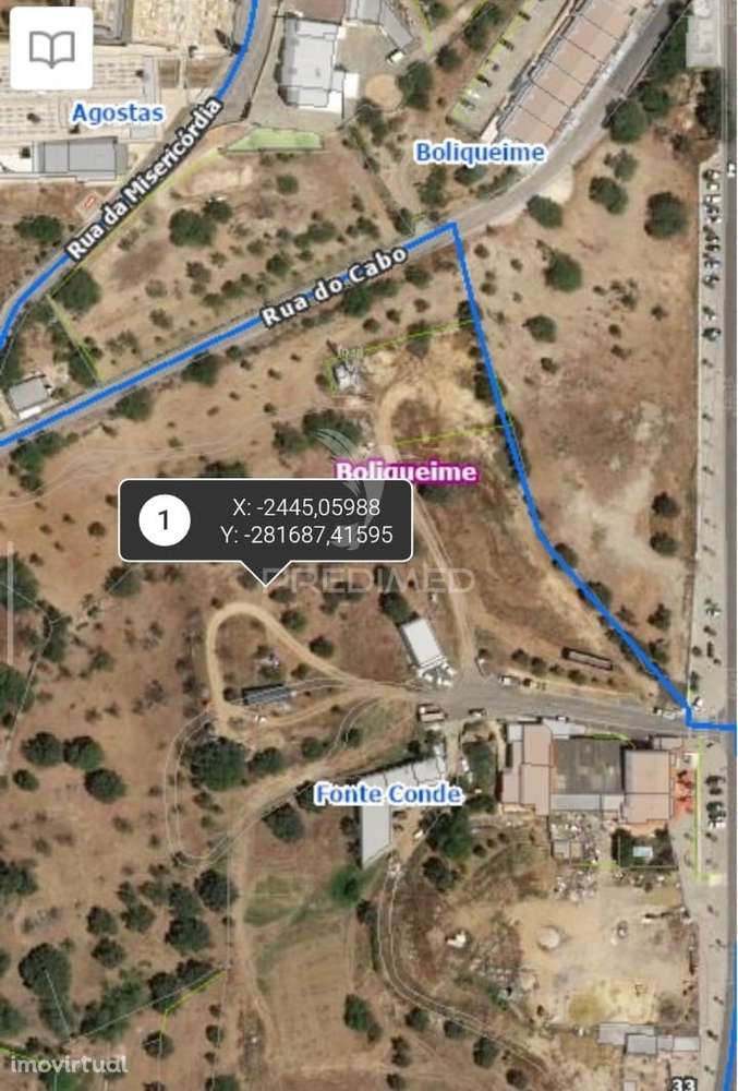 Terreno Rústico em Boliqueime (Fonte Conde) – 2.310 m² com Eletrici... - Grande imagem: 3/3