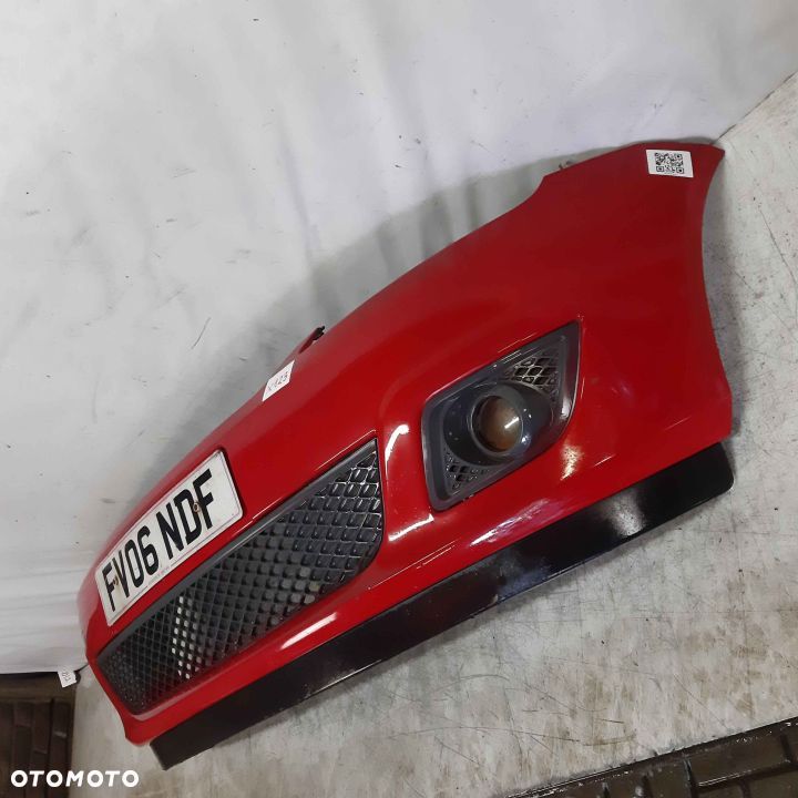 + ZDERZAK PRZÓD PRZEDNI DO FORD FIESTA MK6 VI LIFT FL K2 CZERWONY HALOGENY - 3