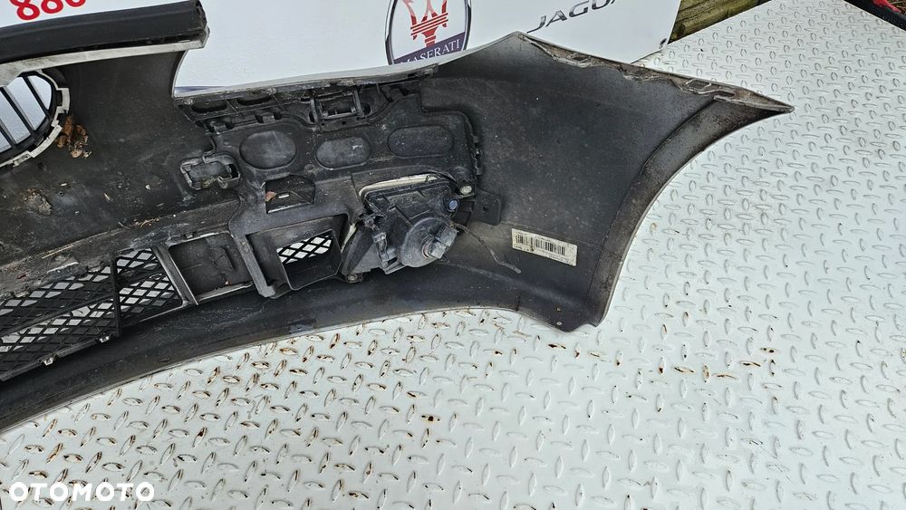 BMW 5 E60 LIFT 2007-2010 Kompletny zderzak przedni Zderzak przód pod XENON kolor srebrny Titansilber - 13