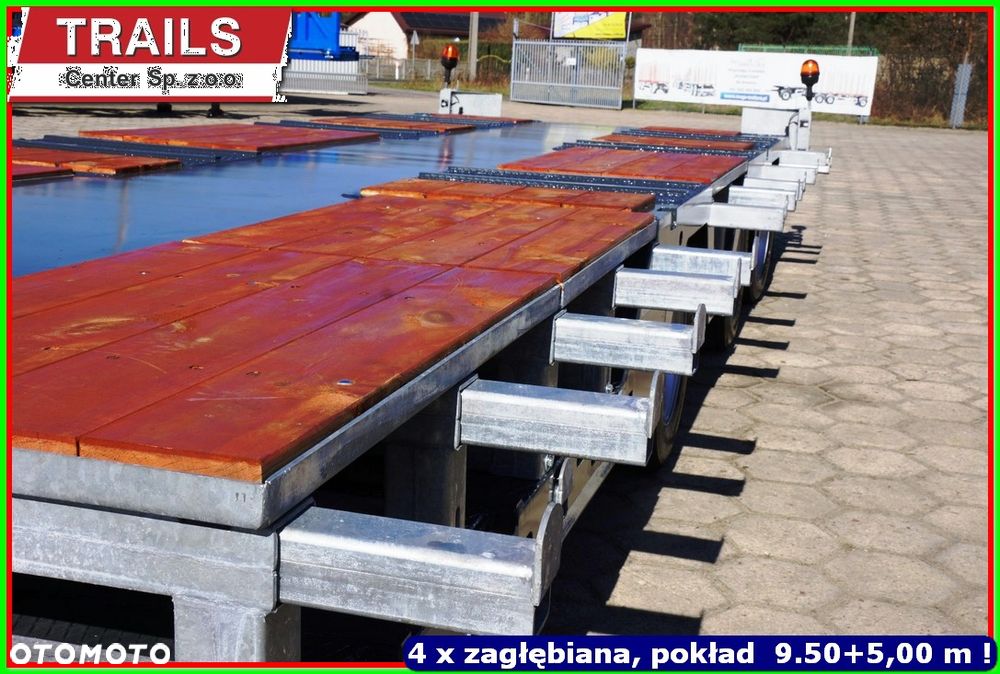 Inny Niskopodwoziowa ład. 43 T, rozciągana do 18,60 m, 4 x załębiana !!! - 17