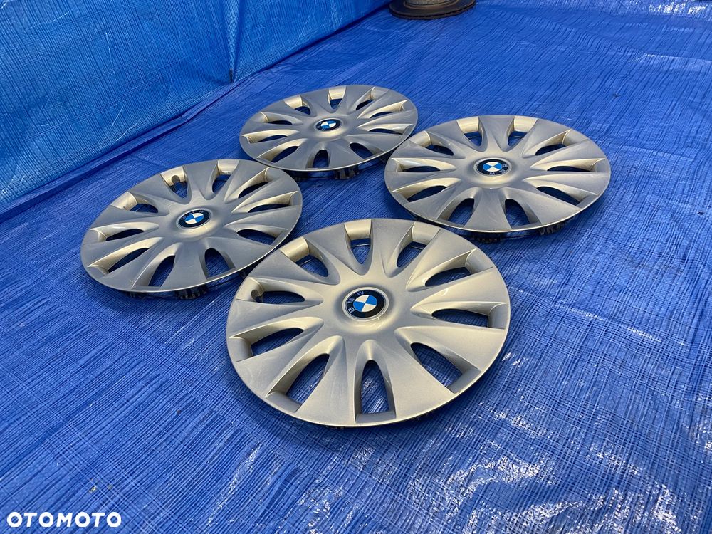 KOŁPAK SREBRNY KOŁPAKI DEKLE BMW OE 16" SREBRNE ORYGINAŁ - 3