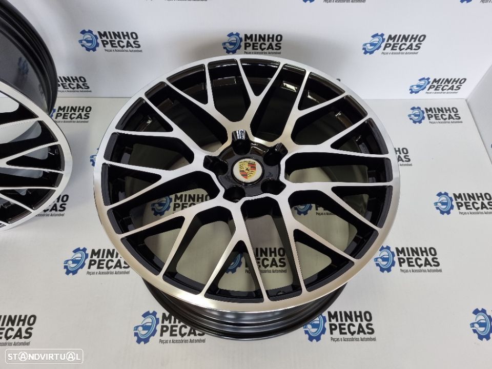 Jantes Porsche Macan RS Spyder em 20 Preto Polido - 7