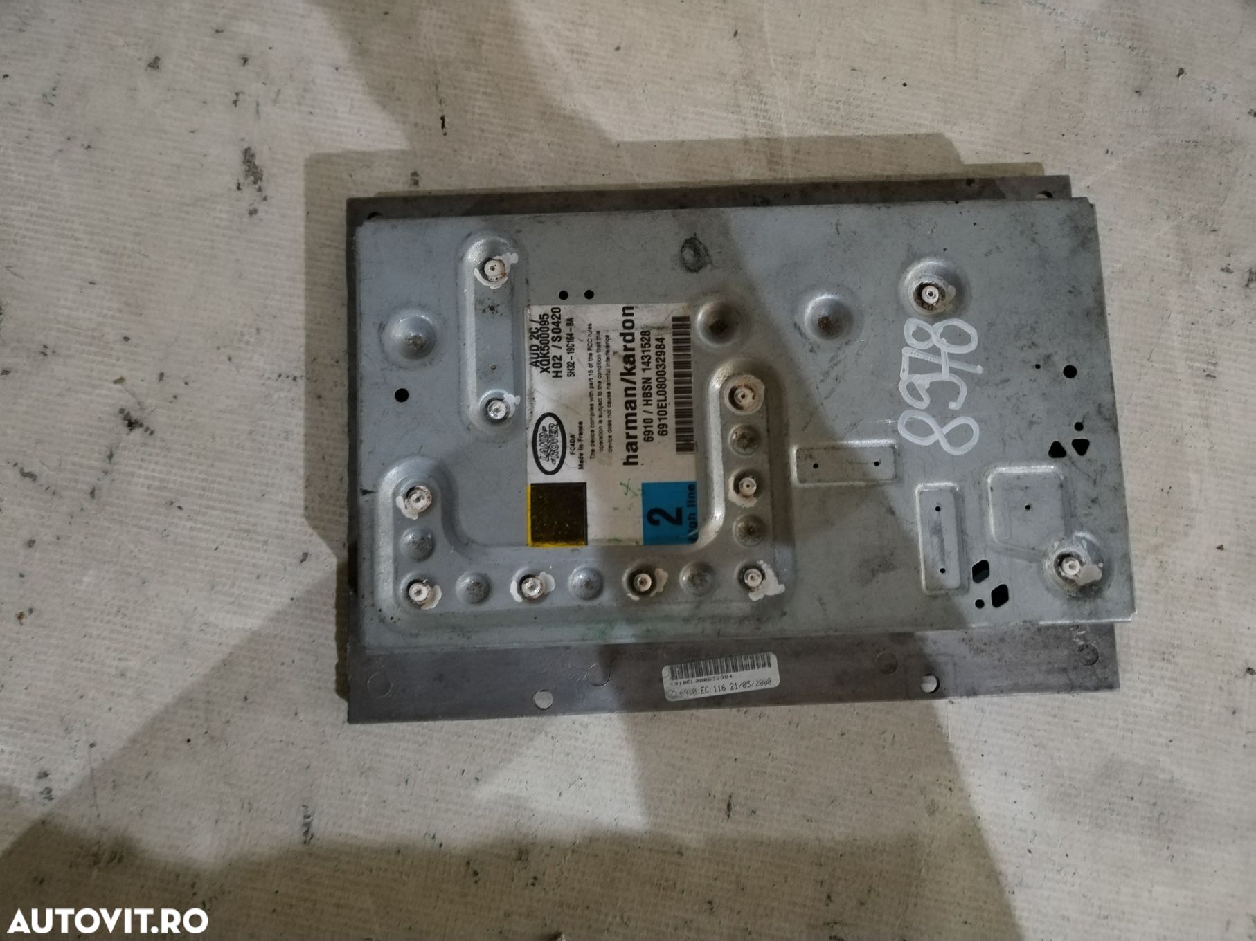 Amplificator sunet Harman/Kardon, Range Rover Sport, 2006, 2007, 2008, 2009, 2010, 2011, 2012, 2013, cod origine OE 5H32-19C164-BA. - 1