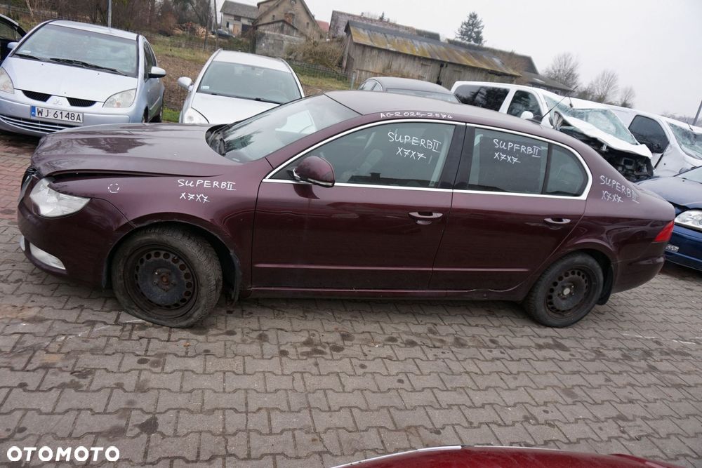 SKODA SUPERB LB LIFTBACK 2008 LF3X 2.0 TDI BMP 140KM KNS Rosso Brunello na części - 2
