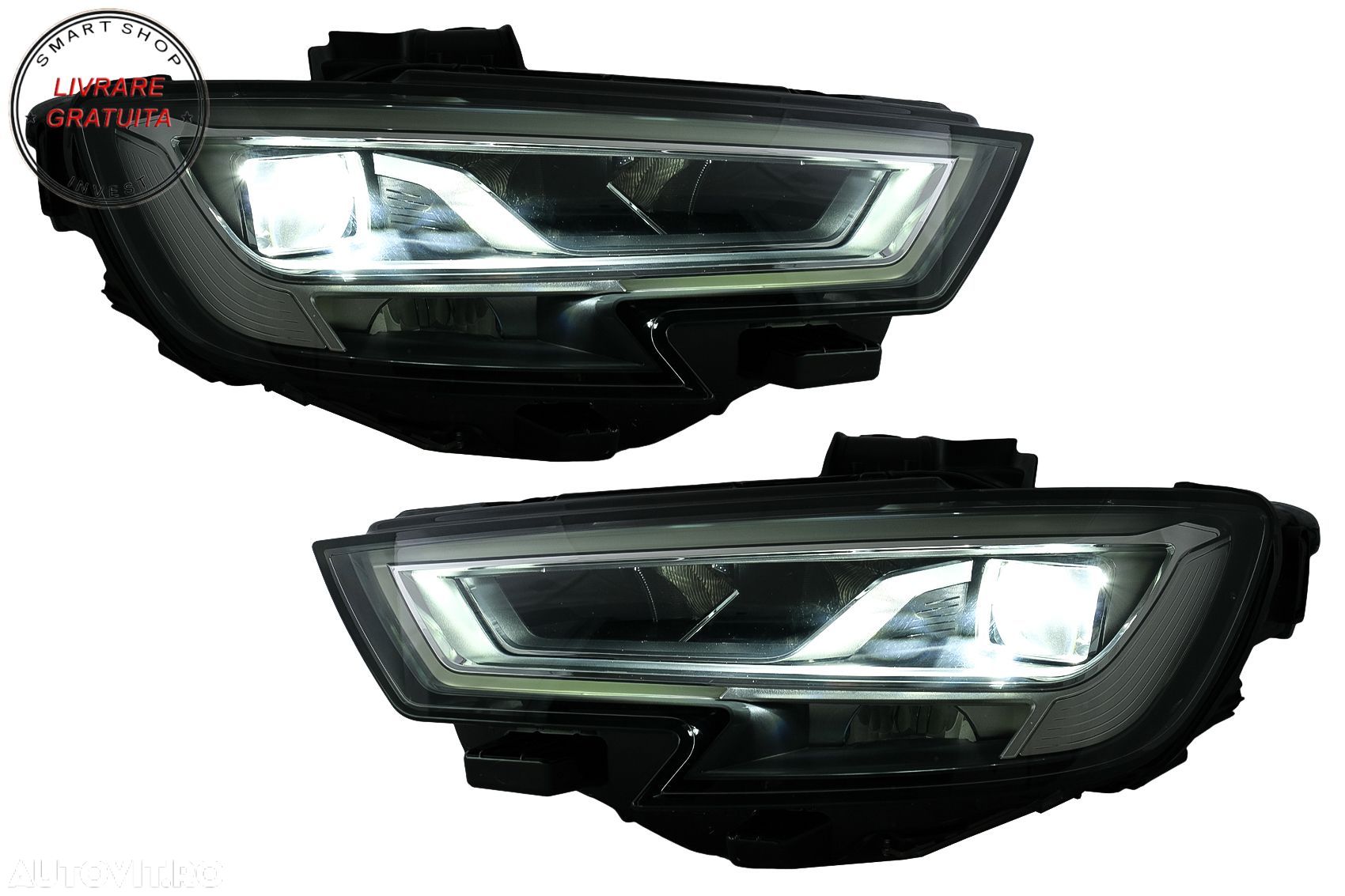 Faruri LED Audi A3 8V Facelift (2016-2019) Upgrade pentru HID / Xenon- livrare gratuita - 1