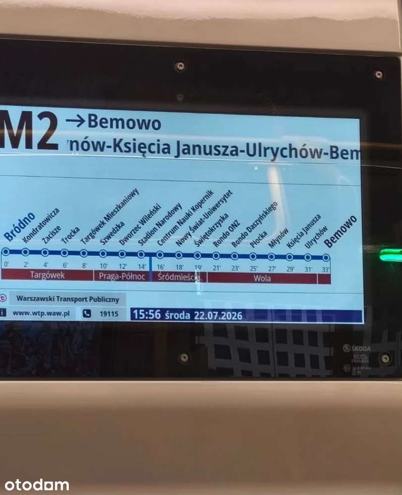 2 pokoje | 34,5 m² | PO GENERALNYM REMONCIE | METRO | BALKON | BRÓDNO
