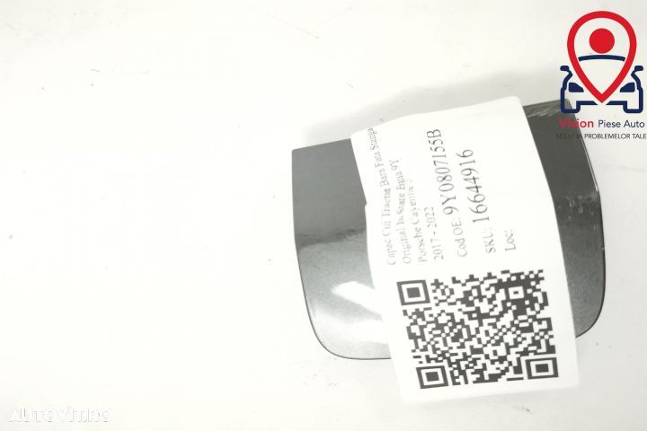 Capac Cui Tractare Bara Fata Stanga Original In Stare Buna 9Y Porsche - 7