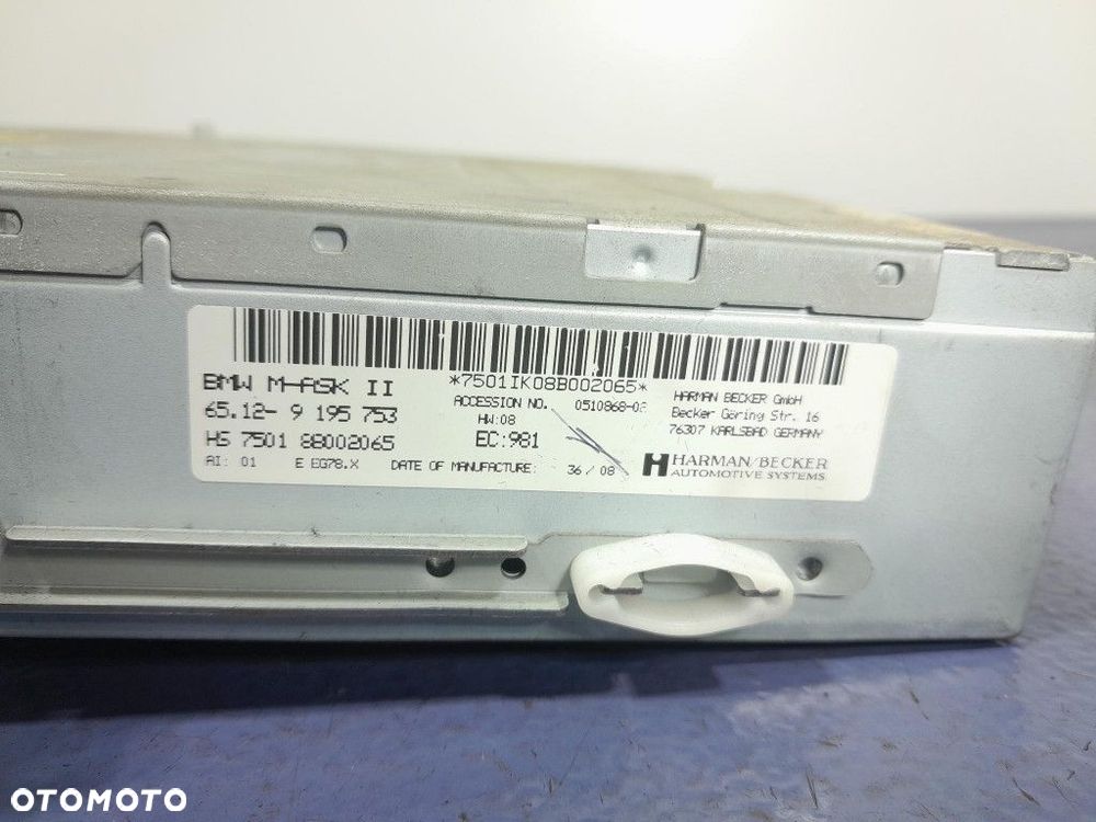 BMW X5 E70 RADIO CZYTNIK NAPĘD CD 9195753 - 5