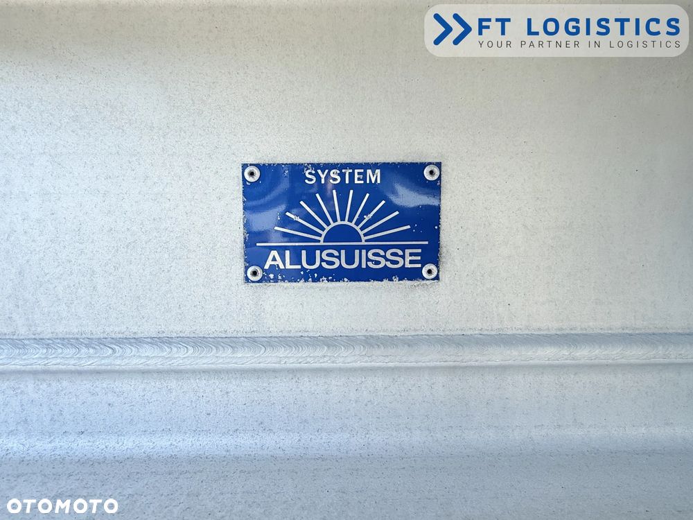 Tisvol TISVOL 2SNA | SAF | KLAPA + SZYBER DO ZSYPU | 43m3 | CAŁA ALUMINIOWA | MASA WŁASNA 5240 KG | PODNOSZONA PIERWSZA OŚ | ALUFELGI - 35