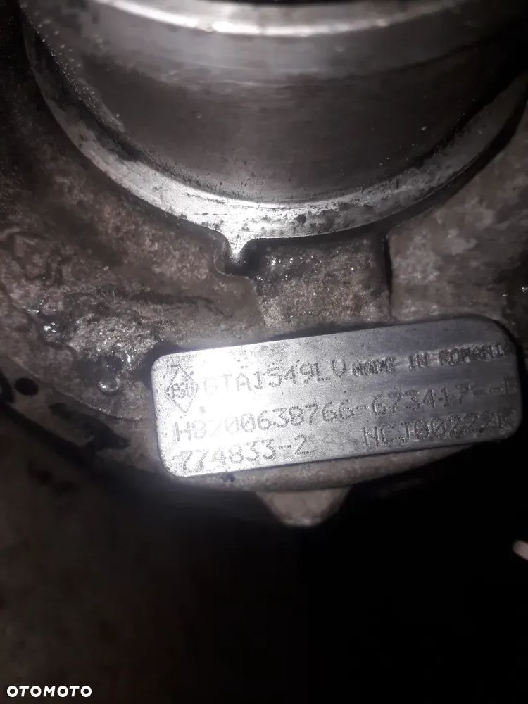 Turbina Turbosprężarka Renault Laguna III 2.0 DCI GTA1549LV H8200638766 - 3