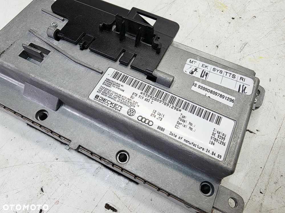 WYŚWIETLACZ MMI AUDI A4 B8 A5 8T Q5 8R 8T0919603C - 5
