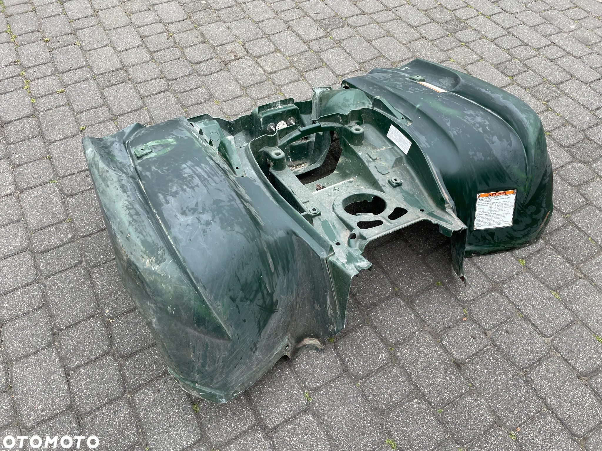 PLASTIK TYŁ OWIEWKA YAMAHA YFM 550 700 GRIZZLY 3B4-21611 - 4