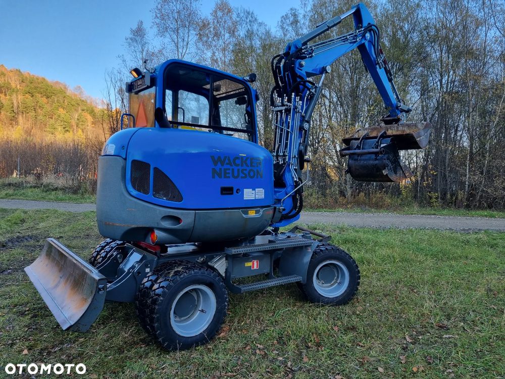 Wacker Neuson 6503 wersja 7 Koparka Kołowa 8 ton 3x łamane ramie Tylko 929 mtg jak Nowa z Salonu 2015r Import Norwegia Silnik YANMAR zero luzów wycieków 2 łyżki Okazja KLIMA Pompa ON - 12