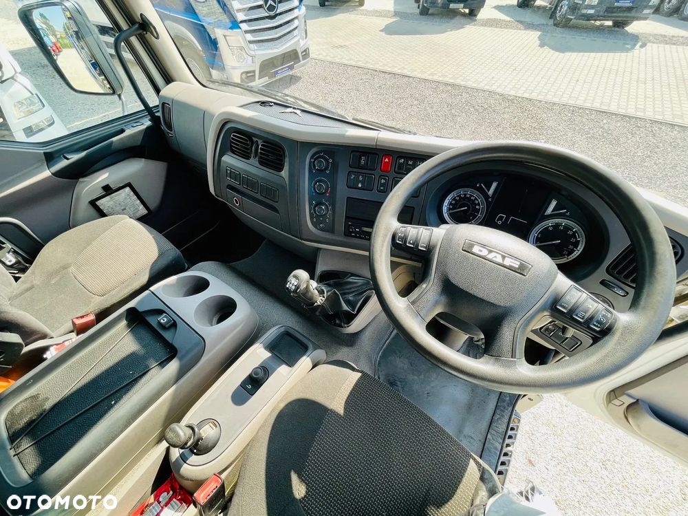 DAF CF LF 18.250 Euro 6 skrzyniowy + HDS HIAB 122 // 4x2 // manual // klima // resor // Anglik !!! // kran Krane żuraw dzwig - 24