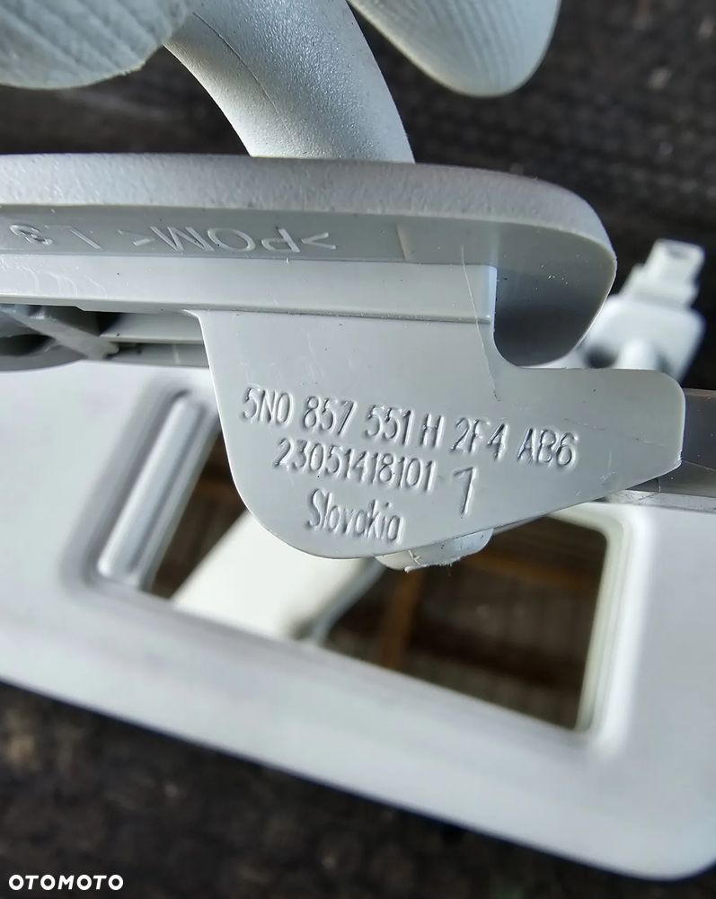 OSŁONA PRZECIWSŁONECZNA PRAWA LEWA 5N0857551H 5N0857552Q VW TIGUAN I LIFT - 6