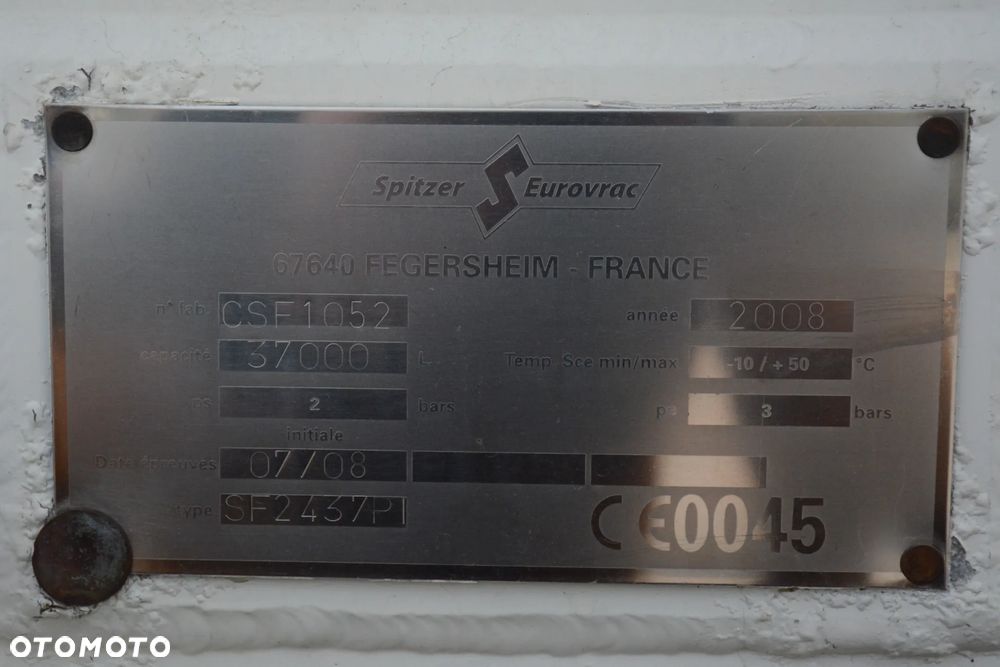 Spitzer SF 2437 PI / Cementonaczepa / 2008r / 37000l / 3 komorowa / Bardzo dobry stan - 18