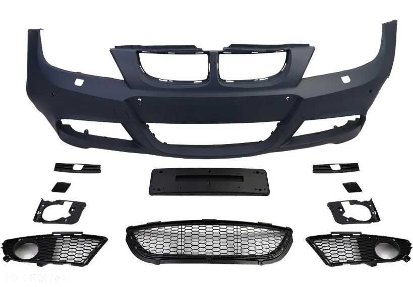Przedni Zderzak BMW E90 E91 M-pakiet Przedlift 05-9 PDC Halogeny - 7