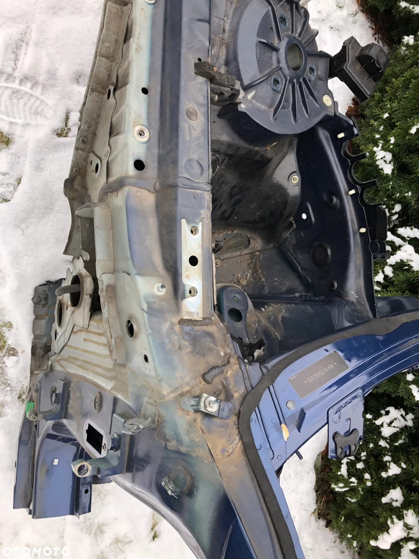 BMW E60 E61 ĆWIARTKA BŁOTNIK PODŁUŻNICA - 32