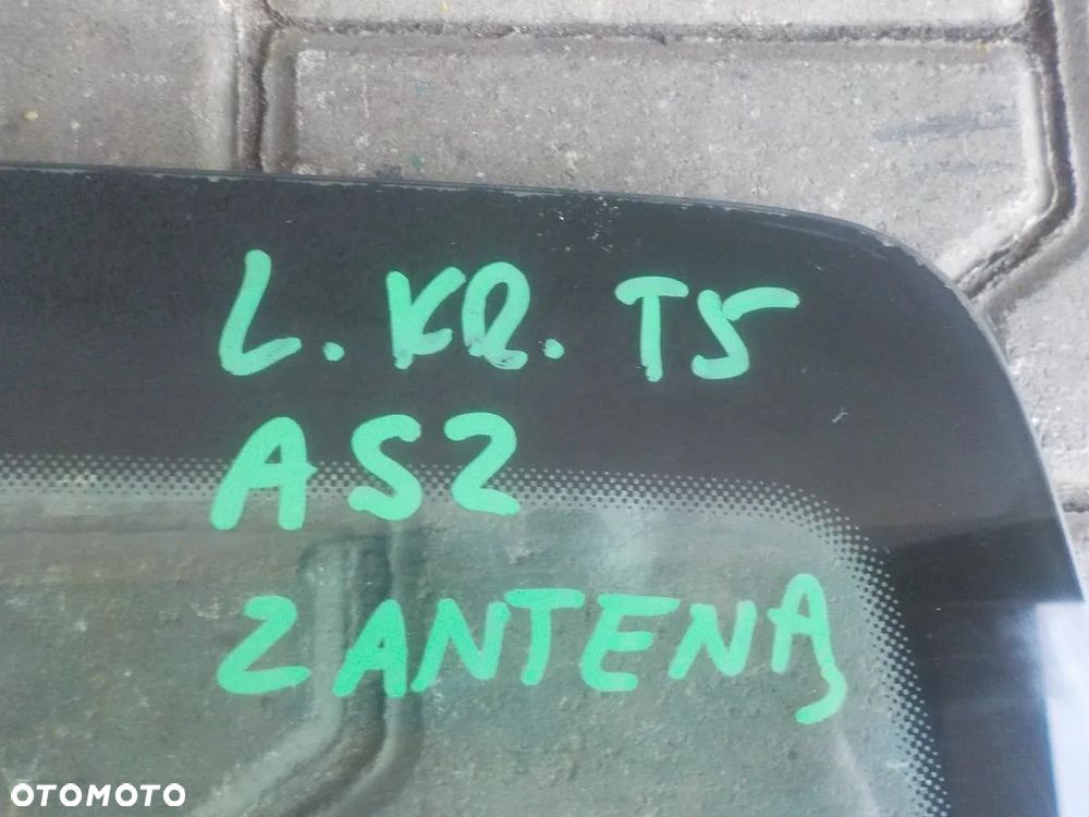 VW T5 MULTIVAN SZYBA LEWA BOCZNA LEWY BOK TYŁ KRÓTKI ANTENA - 2