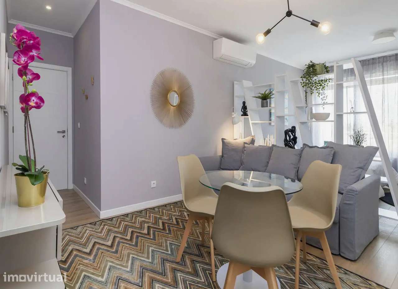 Apartamento T0 em Alvalade com ar condicionado - Grande imagem: 5/17
