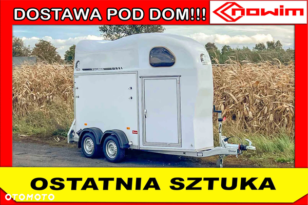 Cheval Liberte Przyczepa jednokonna na 1.5 konia Gold One White