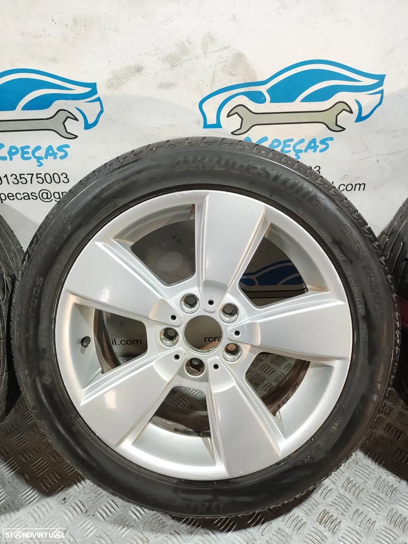Jantes 18" BMW - X3 E83 - ORIGINAIS - 8J | ET46 | 5x120 - 18 Polegadas | 36113411524 | 3411524 | Pneus | 235 50 18 | Jante | E81 | E82 | E87 | E88 - 6