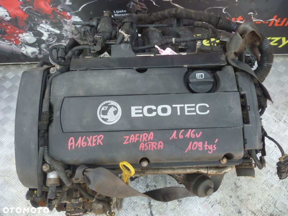 SILNIK OPEL ZAFIRA ASTRA 1.6 16V A16XER 109 TYS - 2