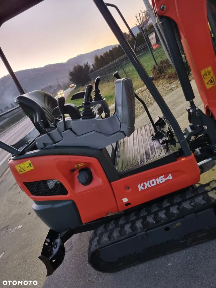 Kubota KX016-4 Koparka Gąsienicowa 1,8 tony jak Nowa 2016r Rozsuwane Gąsienice podwozie Szybka i wolna jazda! Import Norwegia 1900mtg Zadbana Zero luzów wycieków! Gąsienice mało zużyte. Skrętne Ramie - 25